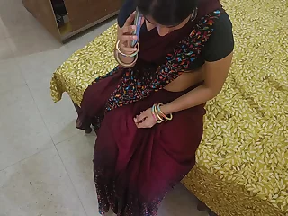 Hot Indian Desi village housewife was xxx sex with dever in illusory Hindi talk